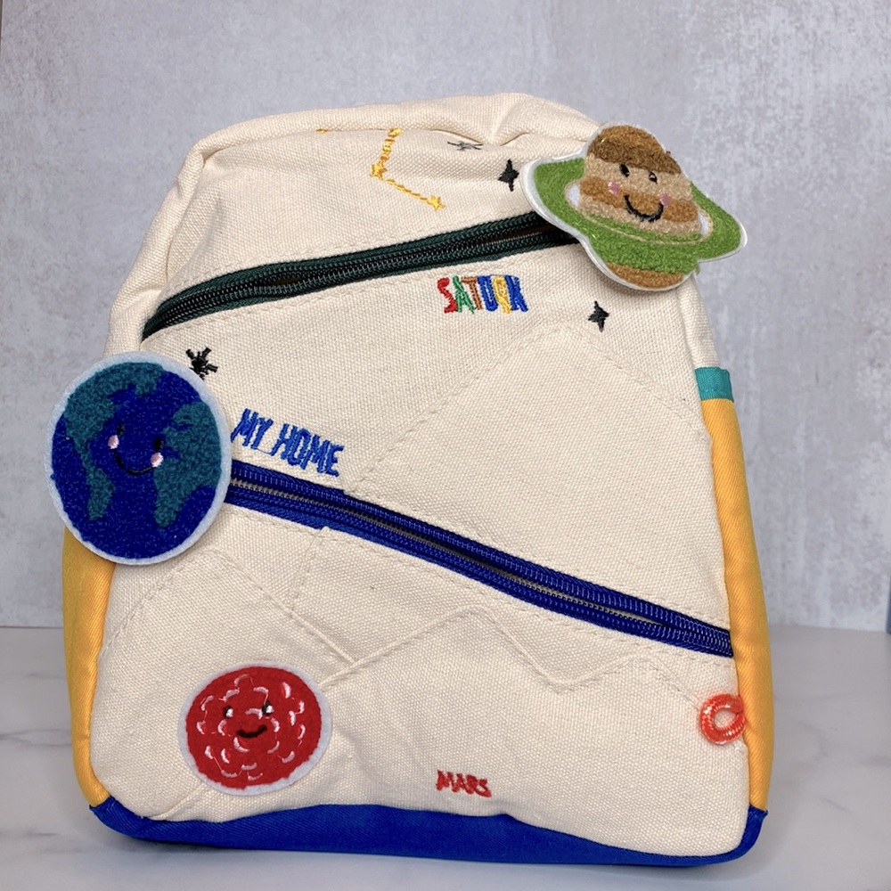 New Zara Kindergarten Planet Solar System Astronomy Backpack. Perfect condition